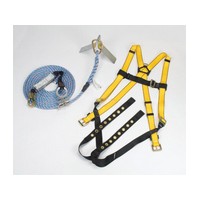 MSA (Mine Safety Appliances Co) 10074474 MSA Standard Workman Roofers' Fall Protection Kit (Contains Vest Style Harness With Qui